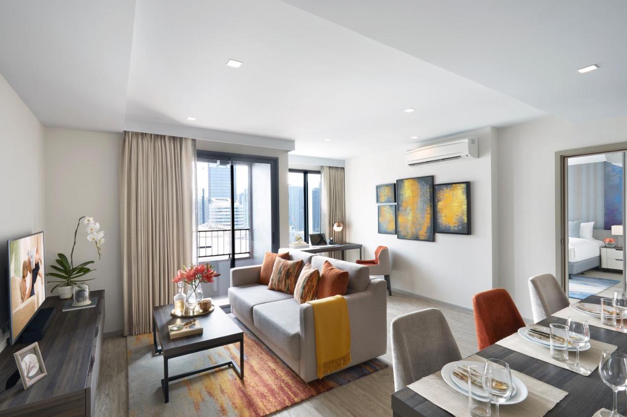 Somerset Rama 9 Бангкок Экстерьер фото A living room