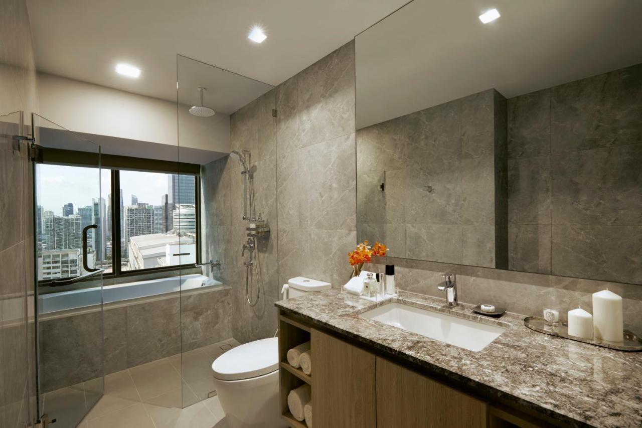 Somerset Rama 9 Бангкок Экстерьер фото Bathroom
