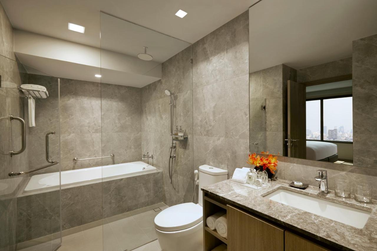 Somerset Rama 9 Бангкок Экстерьер фото Bathroom